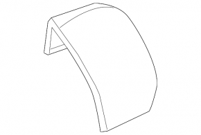 Left mirror cover for Honda Civic X FC 16-21
