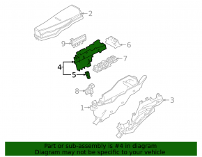 Toyota Camry v70 18-24 2.5, 3.5 liter underhood fuse box assembly