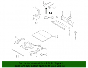 Spare Wheel Mount Mazda CX7 06-12