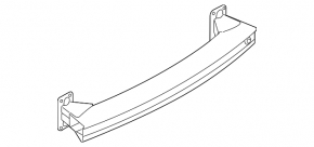 Rear bumper reinforcement Porsche Panamera 10-16
