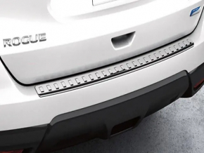 Nissan Rogue 17-20 chrome rear bumper trim