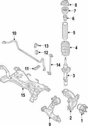The front right axle bearing of a Mazda3 2.3 03-06 is humming.