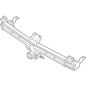 Rear bumper reinforcement for towbar Ford Flex 09-19