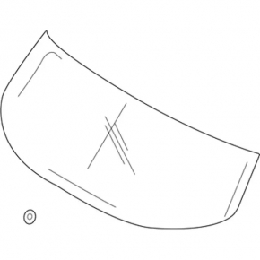 Ford C-max MK2- Tailgate Glass