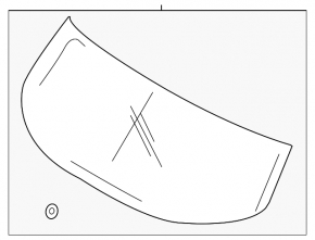 Ford C-max MK2- Tailgate Glass