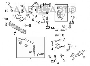 Bracket Inverter Cooling Pump Lexus CT200h 11-17
