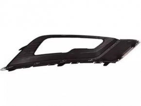 Front bumper grille left Ford Fusion mk5 17-18 under fog lights LED gloss SIGNEDA