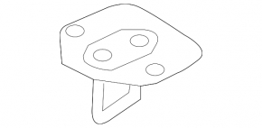 Right hood latch bracket for Land Rover Discovery 17-23