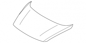 Naked hood of Mazda CX-9 07-15