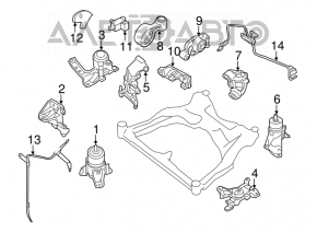 Nissan Murano 09-14 engine mount
