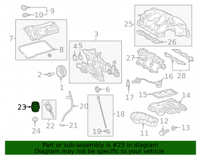 Oil Filter Housing 2AR-FXE Lexus ES300h 13-18