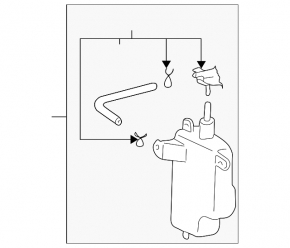 Lexus LX 98-07 Coolant Expansion Tank
