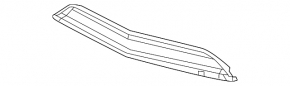 Cadillac CTS 14- Front Bumper Lower Grille