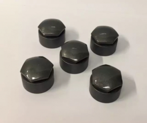 Audi E-Tron 19-23 wheel bolt cap, gray, with anti-theft lock