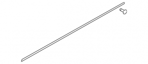 Right door sill seal for Audi Q8 19-25