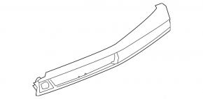 Right front panel trim for BMW X5 F15 14-18, wood grain, scratches