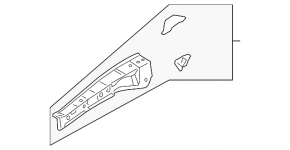 Left fender apron inner panel for Toyota Avalon 05-12