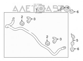 Rear stabilizer Kia Sorento 16-20 AWD