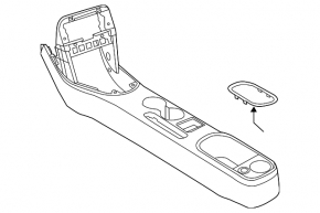 Central console cup holders VW Beetle 14-19 beige
