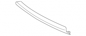 Infiniti QX50 16-17 Front Bumper Lip