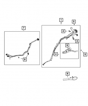 Jeep Grand Cherokee WL 21-25 Long Fuel Filler Neck