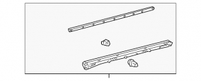 Door trim lower inner front right Lexus RX350 RX450h 10-15