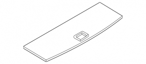 Front trunk floor for Nissan Ariya 23-25 black, AWD