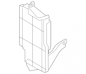 Audio amplifier bracket Audi Q5 8R 09-17