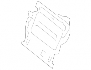 Lumbar support for the passenger seat Mercedes C-class W205 15-21