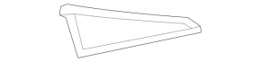Front bumper mount center upper left Mercedes CLA 17-19