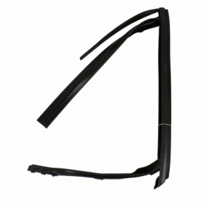 Upper rear left door molding for Ford Fusion mk5 13-16 matte with glass seal
