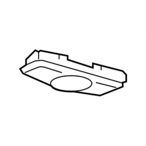 Ceiling light central left Ford Edge 15-24 gray
