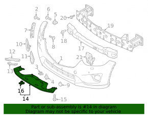 Mazda CX-5 13-16 Front Bumper Guard
