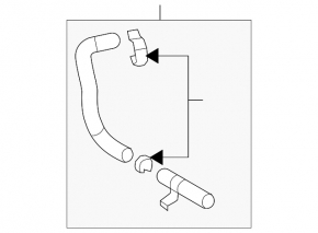 Upper cooling hose Mazda6 09-10 2.5