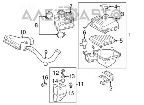 Air filter housing Toyota Camry v40 3.5