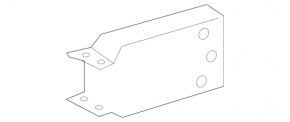 Right front bumper reinforcement fang for Mercedes GLC 16-22