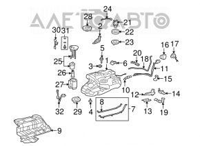 Fuel pump for Lexus RX350 06-09