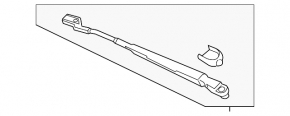 Right windshield wiper arm for Buick Encore 13-22