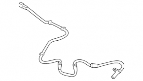 Rear left ABS sensor for Nissan Juke 11-17 FWD