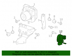 Sensor Assembly Brake Stroke Nissan Leaf 18-