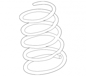Front left spring for Toyota Highlander 2001-2007