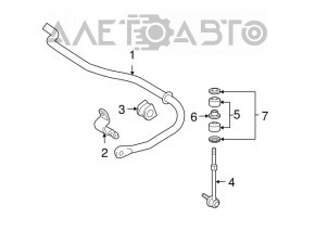 Rear stabilizer Lexus GX470 03-09