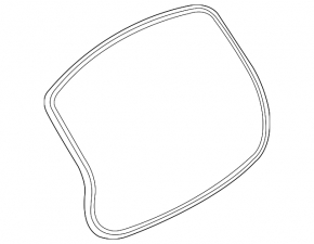 Rubber seal for the trunk door of the BMW X2 F39 18-23