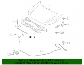 Bonnet bumper left Nissan Sentra 20-24