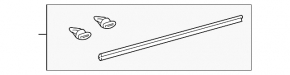 Front right lower door seal Lexus CT200h 11-17