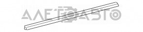 Glass seal inner door rear right Toyota Highlander 08-13