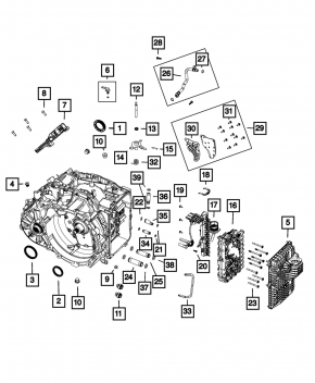 Automatic transmission control unit Jeep Renegade 15-