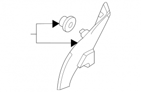 Honda Civic XI FE/FL 22-26 Inner Front Left Door Trim