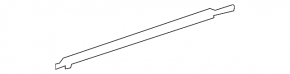 Molding door-glass central front right Lexus NX200t NX300 NX300h 15-21 chrome, scratches