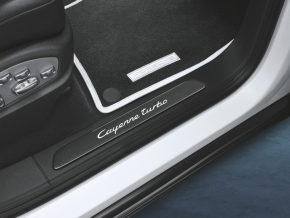 Set of floor mats for Porsche Cayenne 958 11-14 cloth black